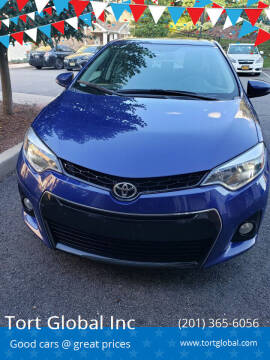 2016 Toyota Corolla for sale at Tort Global Inc in Hasbrouck Heights NJ