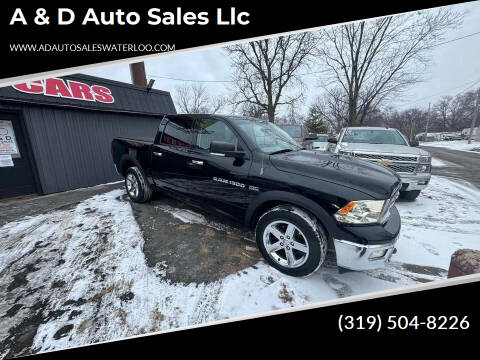 2012 RAM 1500 for sale at A & D Auto sales llc in Waterloo IA