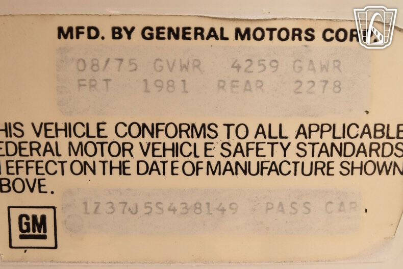 1975 Chevrolet Corvette