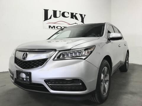 2015 Acura MDX for sale at Lucky Motors in Commerce City CO