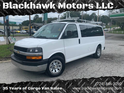 2014 Chevrolet Express Passenger for sale at Blackhawk Motors LLC in Beaver Falls PA