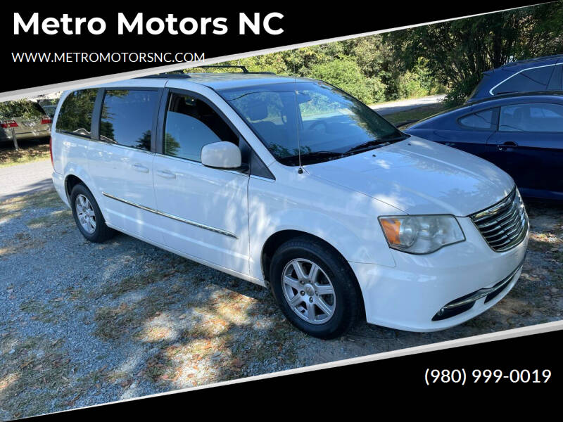 2012 Chrysler Town and Country for sale at Metro Motors NC in Indian Trail NC
