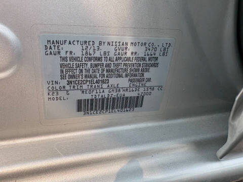 2014 Nissan Versa Note SV