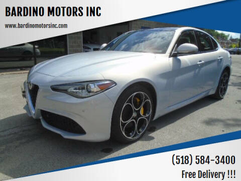 2021 Alfa Romeo Giulia for sale at BARDINO MOTORS INC in Saratoga Springs NY