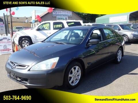 2004 Honda Accord for sale at Steve & Sons Auto Sales in Happy Valley OR