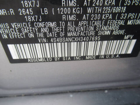 2017 Subaru Outback 2.5i Limited