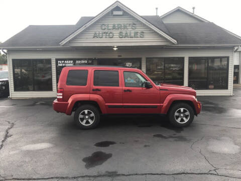 2008 Jeep Liberty for sale at Clarks Auto Sales in Middletown OH