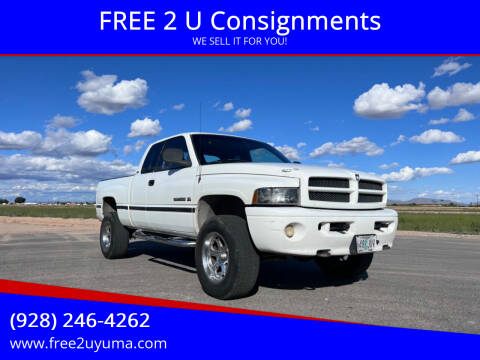 2001 Dodge Ram 1500 for sale at FREE 2 U Consignments in Yuma AZ