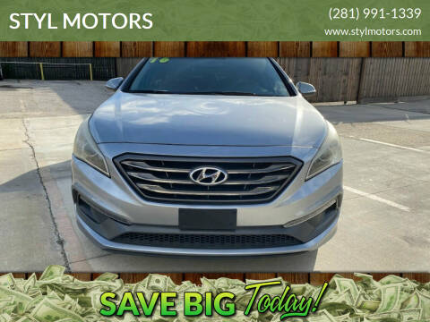 2016 Hyundai Sonata for sale at STYL MOTORS in Pasadena TX