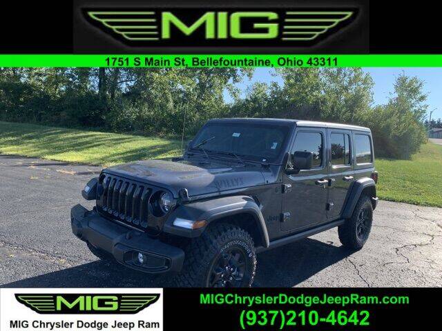 2023 Jeep Wrangler Unlimited for sale at MIG Chrysler Dodge Jeep Ram in Bellefontaine OH