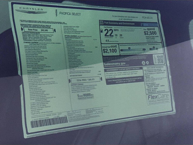 2027 Chrysler Pacifica Select