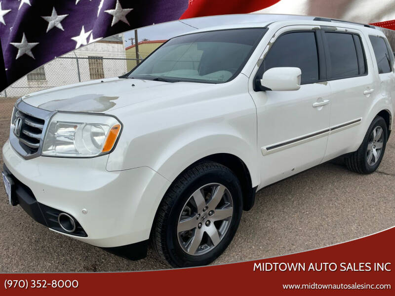 2013 Honda Pilot for sale at MIDTOWN AUTO SALES INC in Greeley CO