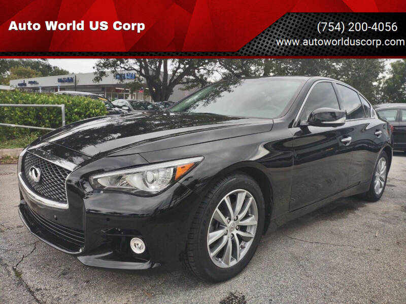 2017 Infiniti Q50 for sale at Auto World US Corp in Plantation FL