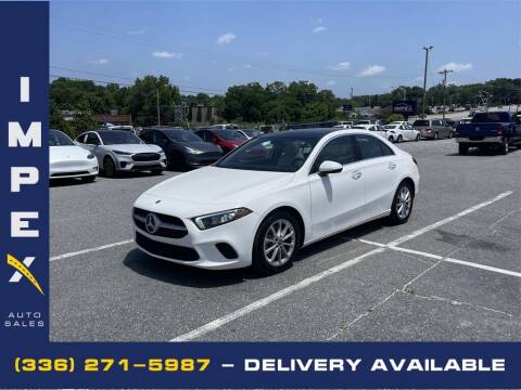 2019 Mercedes-Benz A-Class for sale at Impex Auto Sales in Greensboro NC