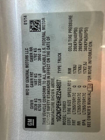 2014 Chevrolet Silverado 1500