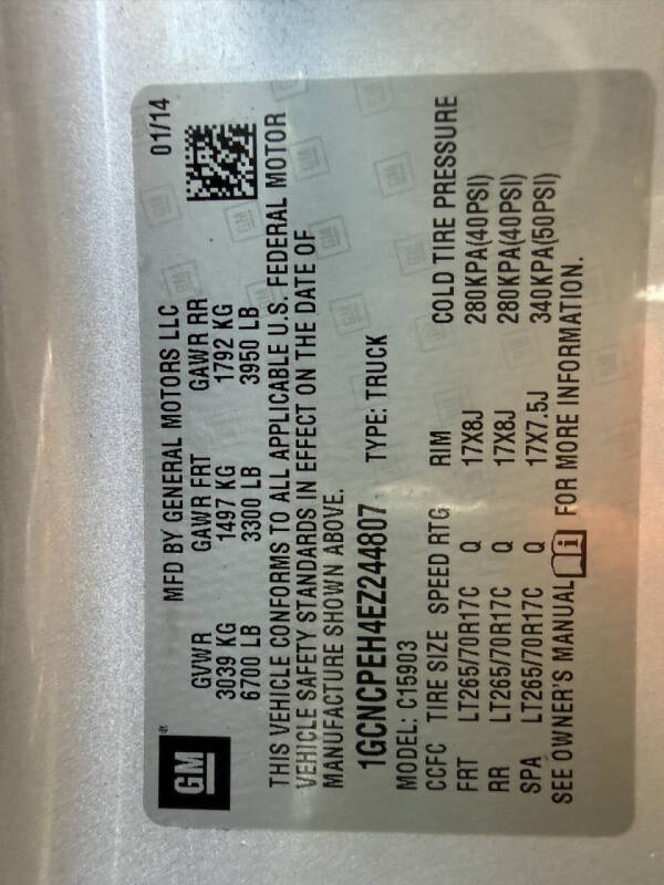 2014 Chevrolet Silverado 1500