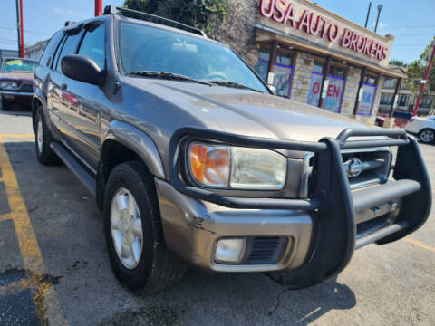 2001 Nissan Pathfinder for sale at USA Auto Brokers in Houston TX