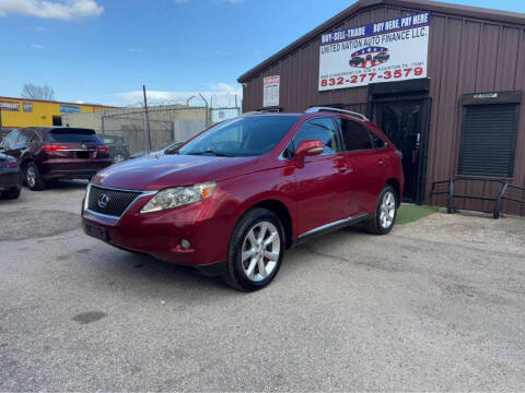 2010 Lexus RX 350 for sale at KLB AUTO SALE in Houston TX