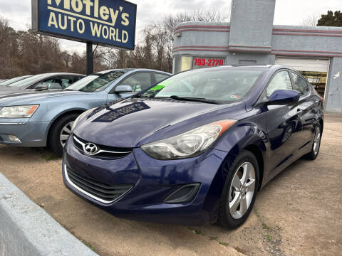 2013 Hyundai Elantra for sale at Motley's Auto World in Danville VA