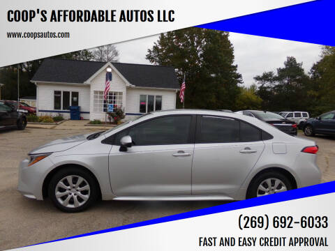 2021 Toyota Corolla for sale at COOP'S AFFORDABLE AUTOS LLC in Otsego MI