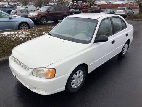 2002 Hyundai Accent for sale at Blue Line Auto Group in Portland OR