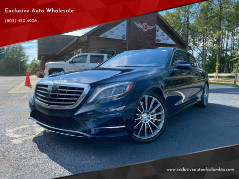 2015 Mercedes-Benz S-Class for sale at Exclusive Auto Wholesale in Columbia SC