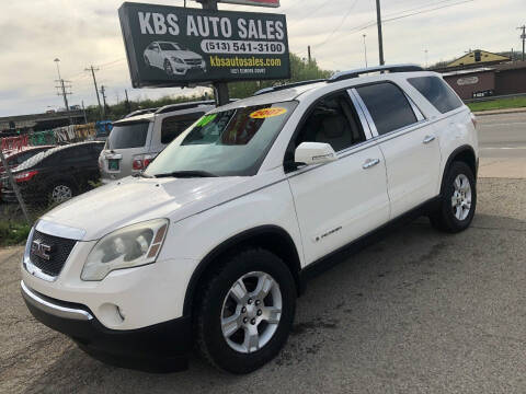 2007 GMC Acadia for sale at KBS Auto Sales in Cincinnati OH