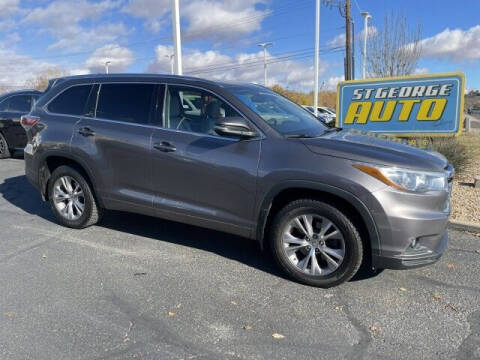 2015 Toyota Highlander for sale at St George Auto Gallery in Saint George UT