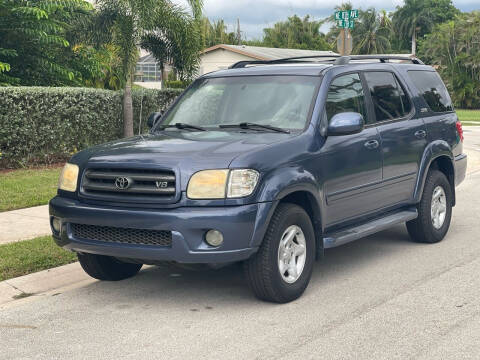 2002 Toyota Sequoia for sale at L G AUTO SALES in Boynton Beach FL