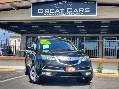 2012 Acura MDX for sale at Great Cars in Sacramento CA