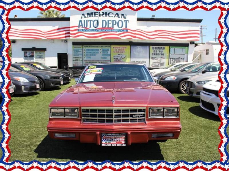 1983 Chevrolet Monte Carlo for sale at American Auto Depot in Modesto CA