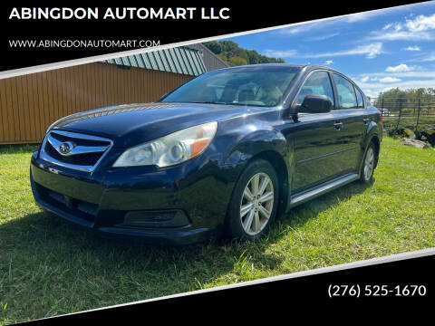 2012 Subaru Legacy for sale at ABINGDON AUTOMART LLC in Abingdon VA