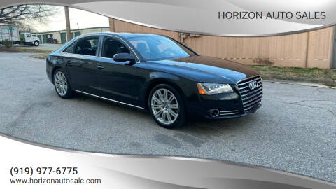 2013 Audi A8 L for sale at Horizon Auto Sales in Raleigh NC