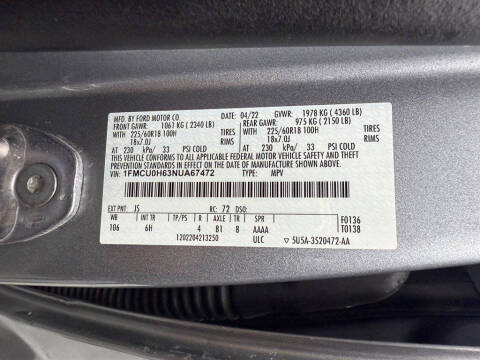 2022 Ford Escape SEL