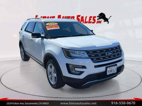 2016 Ford Explorer for sale at LIONS AUTO SALES in Sacramento CA