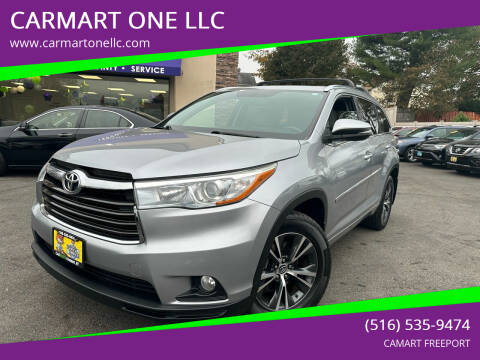 2016 Toyota Highlander for sale at CARMART ONE LLC in Freeport NY