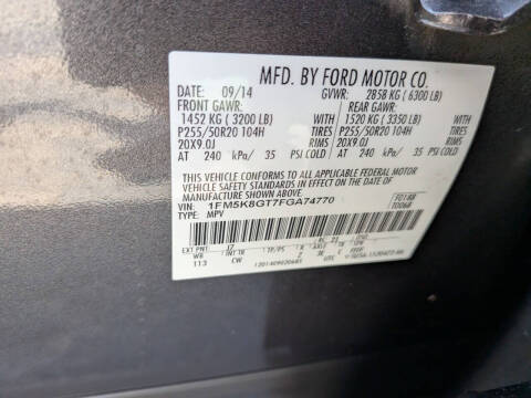 2015 Ford Explorer Sport