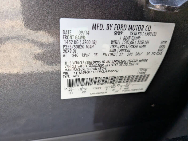 2015 Ford Explorer Sport