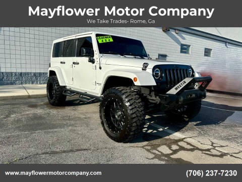 2014 Jeep Wrangler Unlimited for sale at Mayflower Motor Company in Rome GA