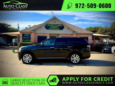 2013 Dodge Durango for sale at Auto Class Direct in Plano TX