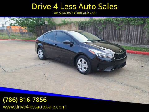 2018 Kia Forte for sale at Drive 4 Less Auto Sales in Houston TX