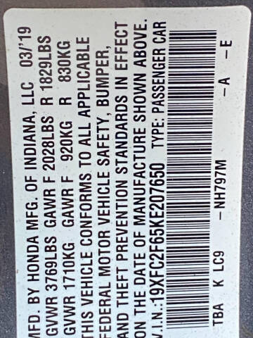 2019 Honda Civic LX