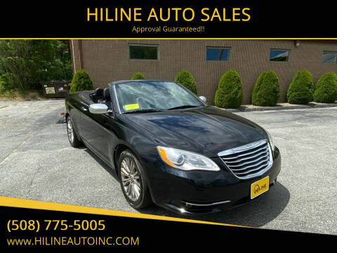 2013 Chrysler 200 for sale at HILINE AUTO SALES in Hyannis MA