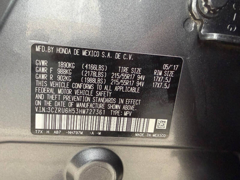 2017 Honda HR-V EX