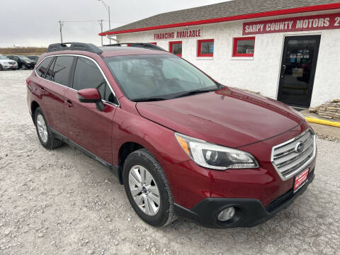 2017 Subaru Outback for sale at Sarpy County Motors in Springfield NE