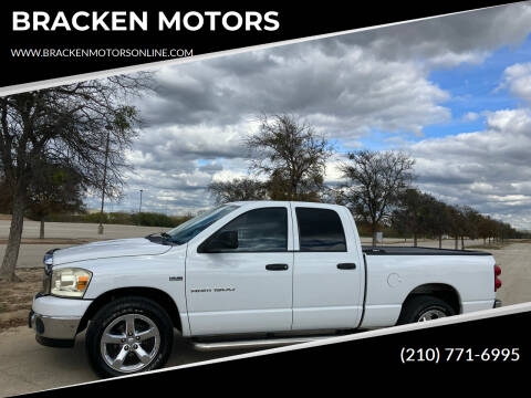 2007 Dodge Ram 1500 for sale at BRACKEN MOTORS in San Antonio TX