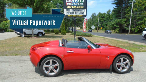 2007 Pontiac Solstice for sale at Leavitt Brothers Auto in Hooksett NH