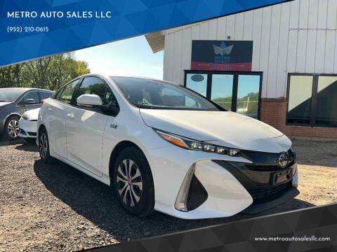 2017 Toyota Prius Prime for sale at METRO AUTO SALES LLC in Lino Lakes MN