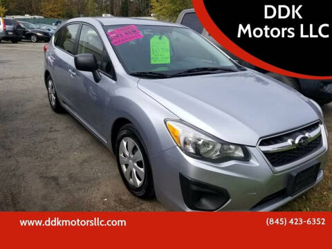 2014 Subaru Impreza for sale at DDK Motors LLC in Rock Hill NY