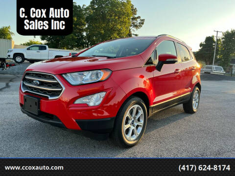 2019 Ford EcoSport for sale at C. Cox Auto Sales Inc in Joplin MO